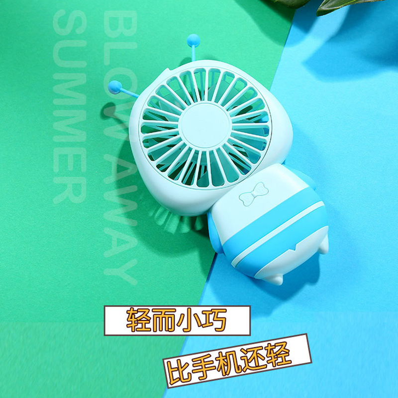 厂家直销迷你卡通风扇大黄蜂风扇USB充电夜灯创意造型携带小风扇