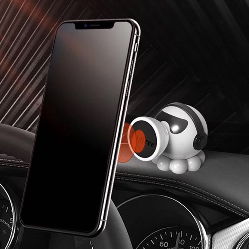 新款强磁仪表台手机架高磁力PC优材质