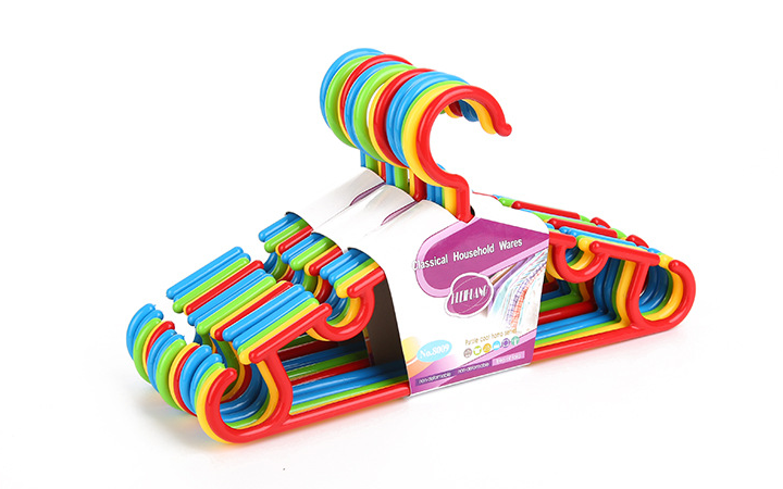 Plastic clothes hangers, children's clothes hangers, colored clothes hangers