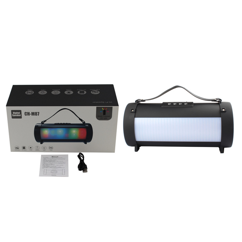 جهاز جديد مزود بثود عالي القدرة، طراز M87 مزود بمصابيح FM FF CU، مكبرات صوت بلوتوث ذات سعة عالية، طراز LED Application Scenario