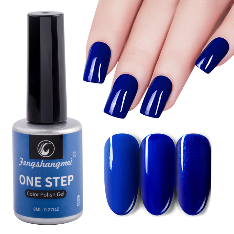 Fashion Beauty's best-selling series: 8ML bottle detachable one-step nail polish glue without sealing layer base glue, exclusively for export Specification image