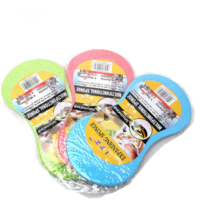 洗车海绵 8字压缩海绵 蜂窝汽车海绵 汽车美容打蜡 厂家直销