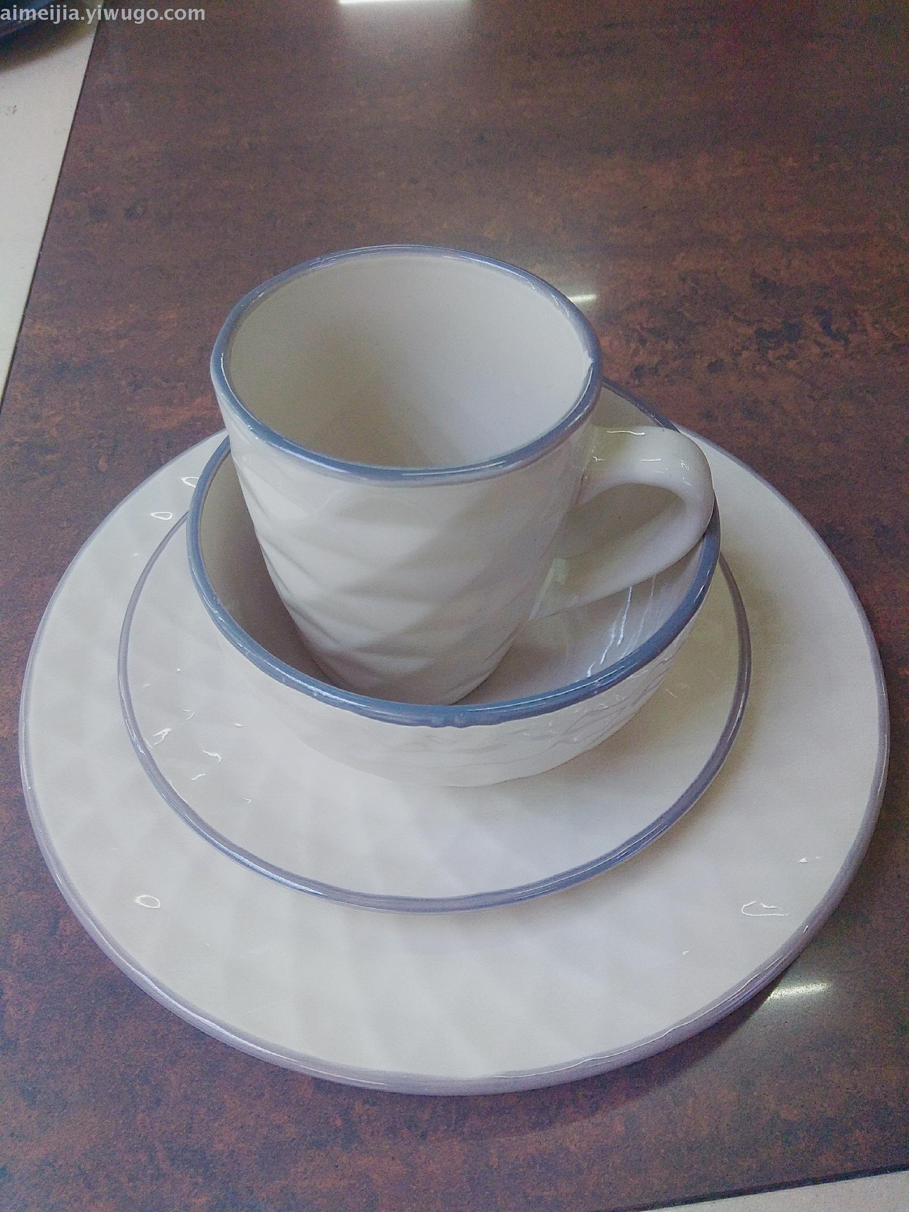 16-head ceramic Western tableware details Picture