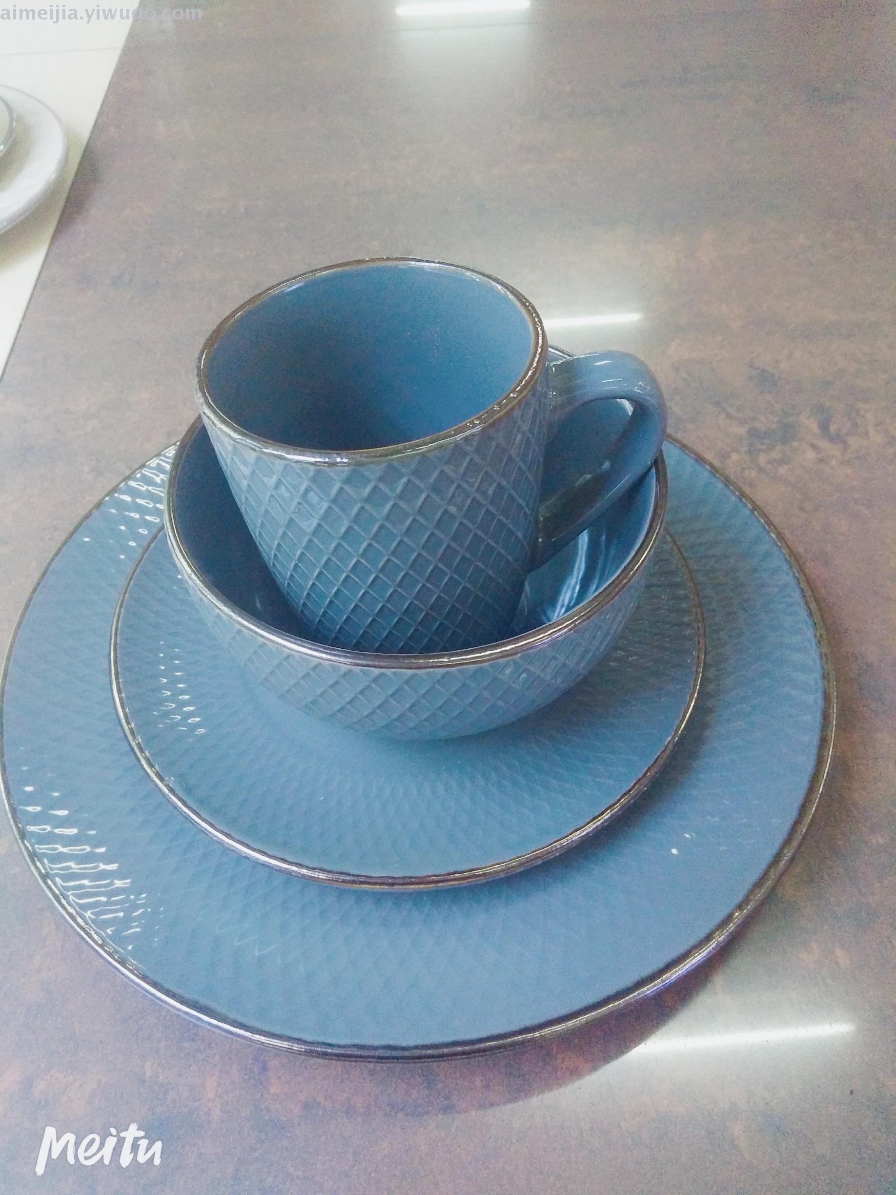 16-head ceramic Western tableware