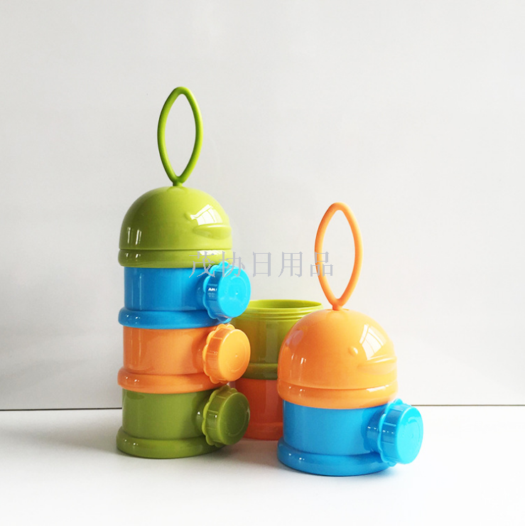 Baby side-opening three-layer milk powder tray, cartoon portable milk powder box for babies Application Scenario