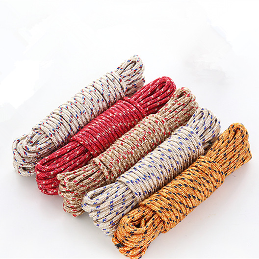 Thickened multi-functional nylon anti-slip and windproof clothes drying rope, 10-meter outdoor quilt drying rope details Picture