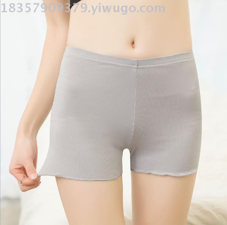 Safety pants Women's pinstripe three-point leggings wear panties on the outside