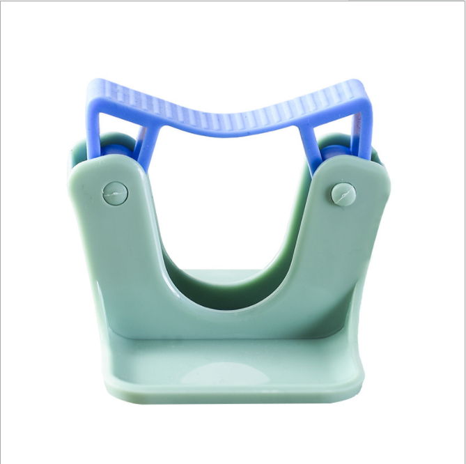 Bathroom wall-mounted mop clamp, strong adhesive mop stand, bathroom non-drilling broom stand
