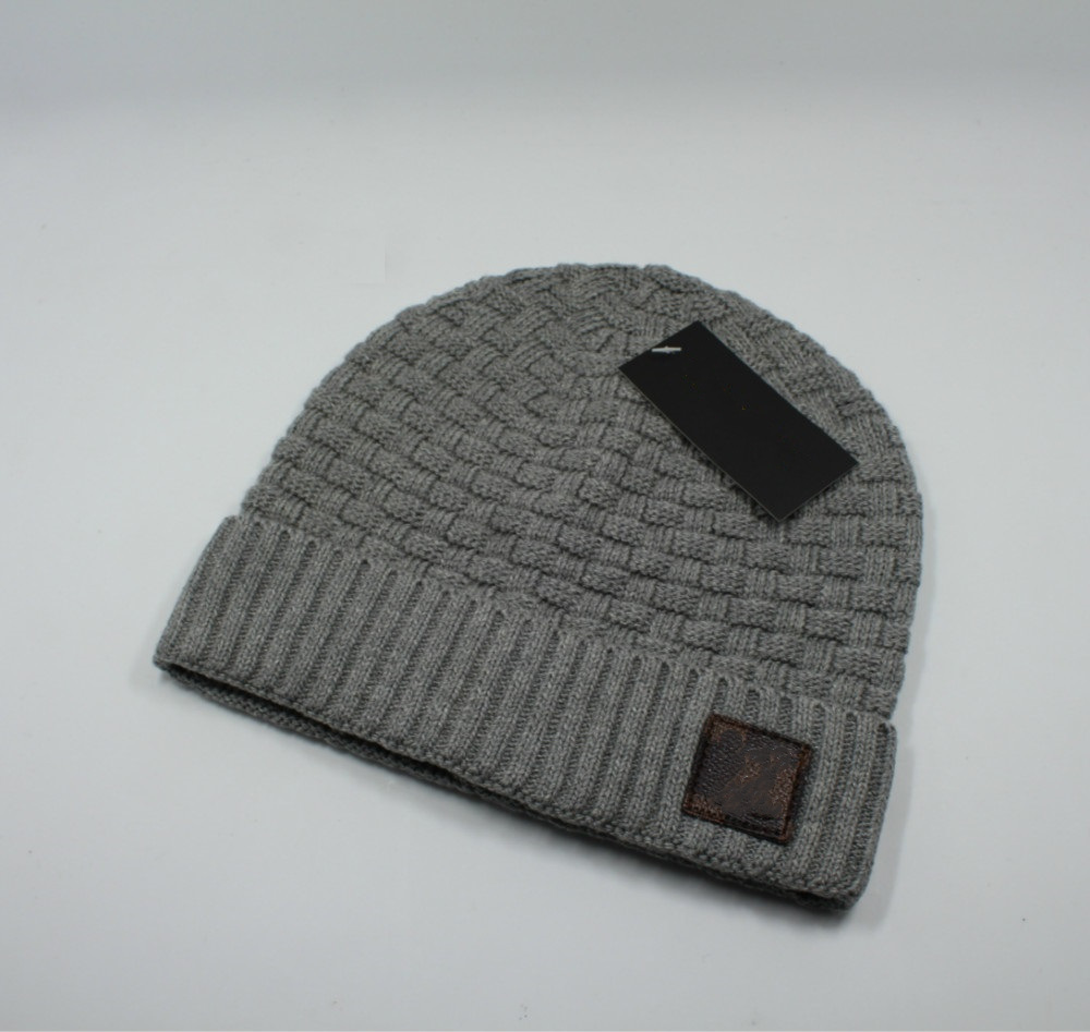 Men's Woolen Hat Foreign Trade Woolen Hat Women's Knitted Hat Big Winter Warm Hat European And American Brand Knitted Hat