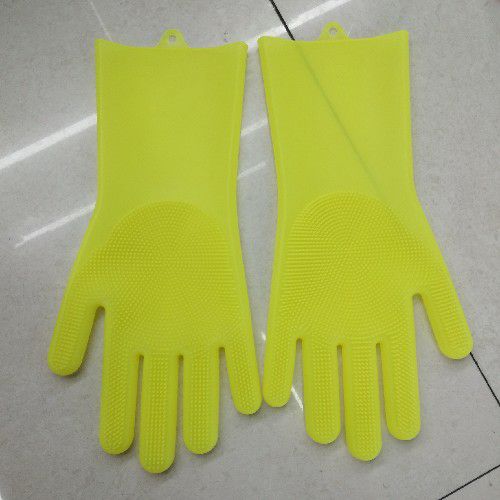 Silica gel gloves washing dishes Douyin washing dishes gloves