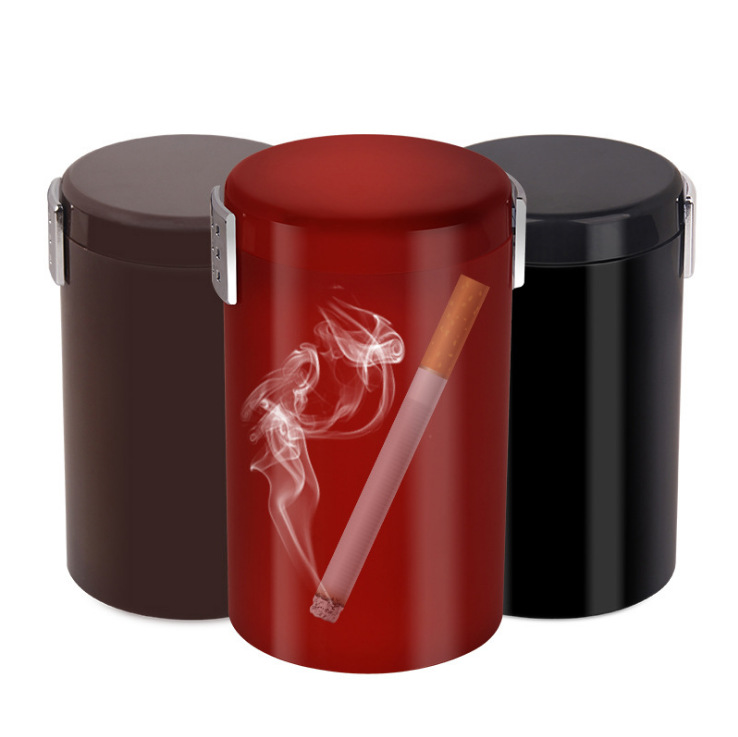 车用烟灰缸阻燃材料汽车烟灰缸车载垃圾桶多功能通用款 3色可选