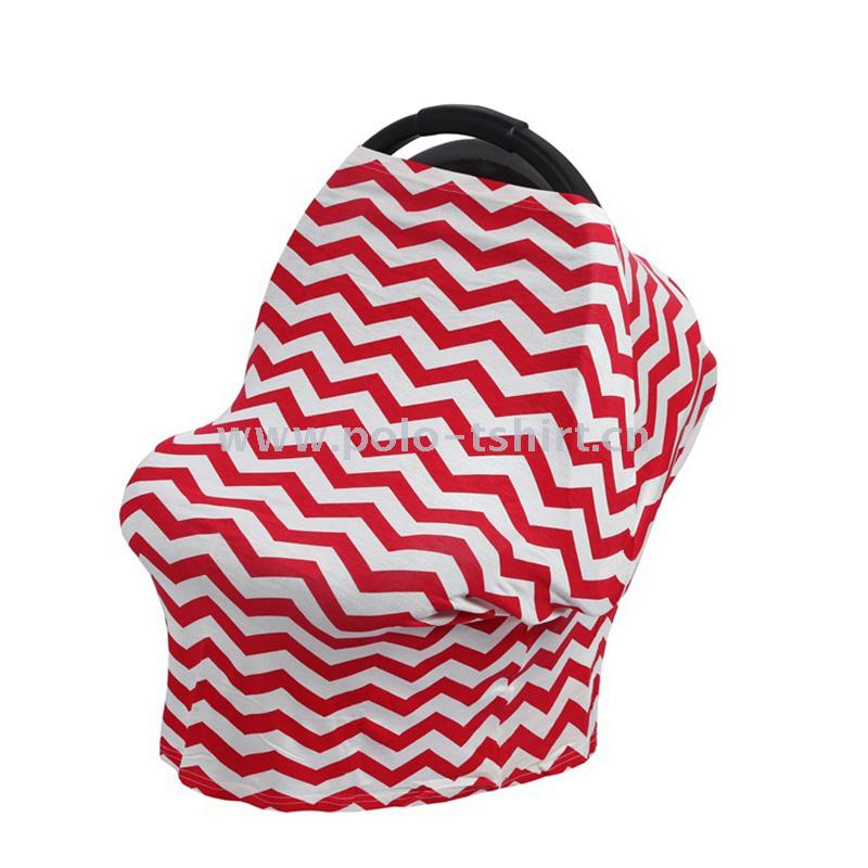 竖条哺乳巾多功能喂乳安全座椅坐垫婴儿车遮阳光推车罩产品图