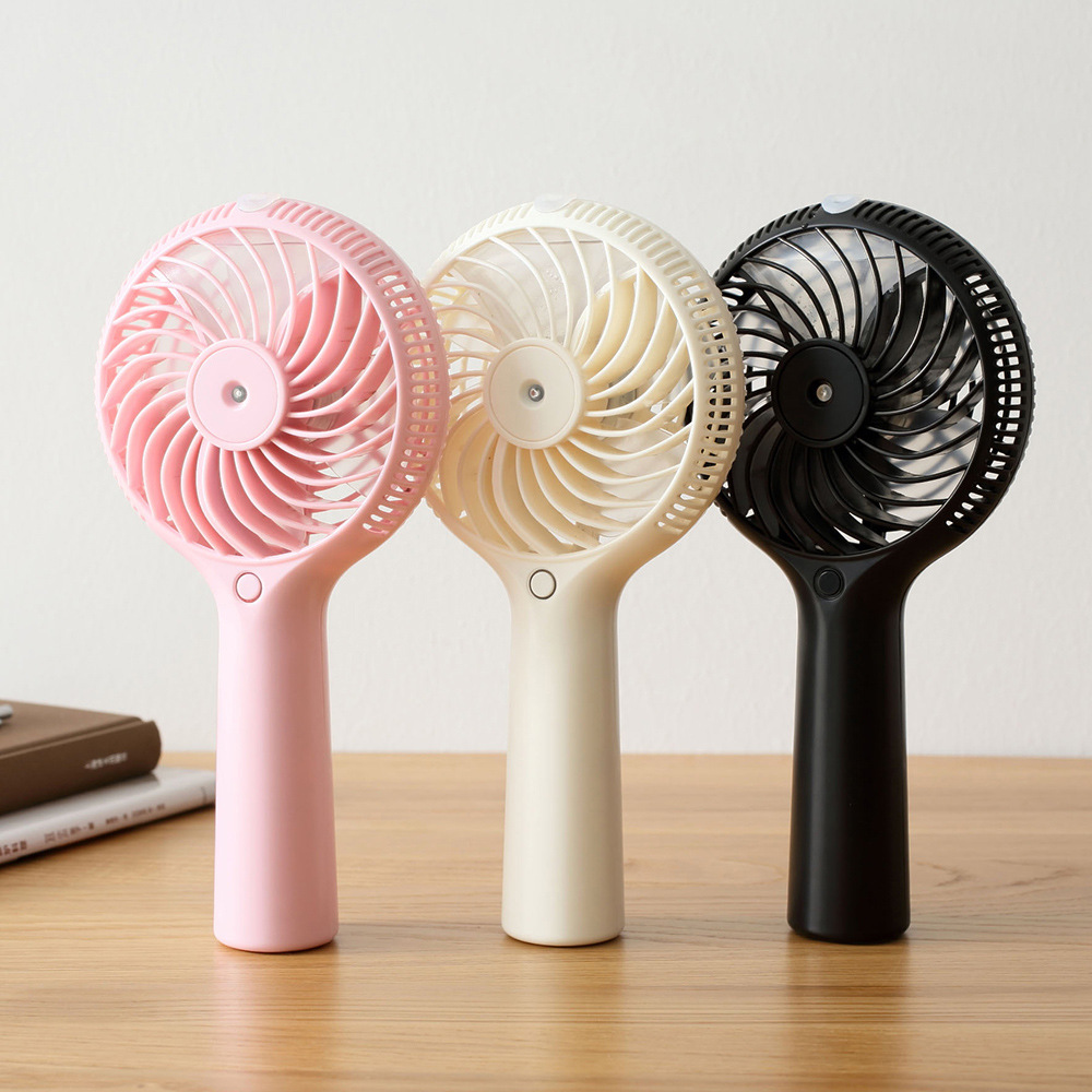 Creative USB Handheld Humidifier Fan Mini Charging fan Portable Desktop spray fan