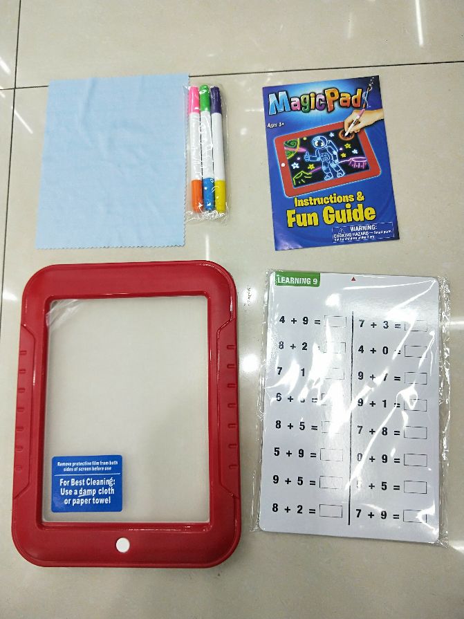 3D Magic pad tablero de dibujo para niños ciencia y educación puzzle creativo tablero de dibujo para niños cerebro abierto Specification image