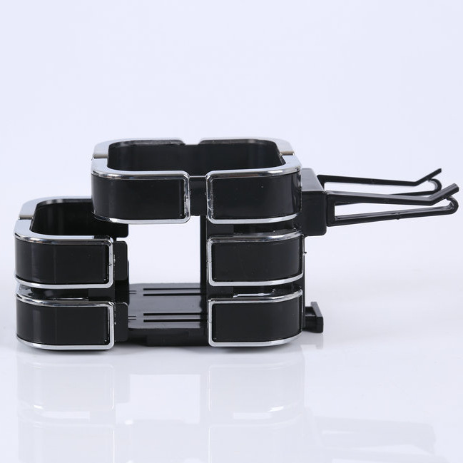 新款汽车出风口水杯架 汽车魔方杯架 可伸缩手机支架出风口置物盒产品图