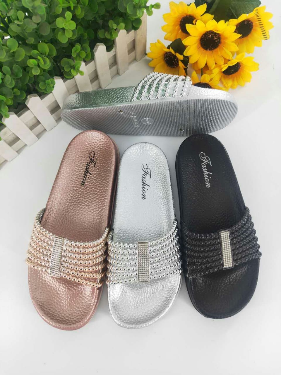 New women's glossy non-slip slippers