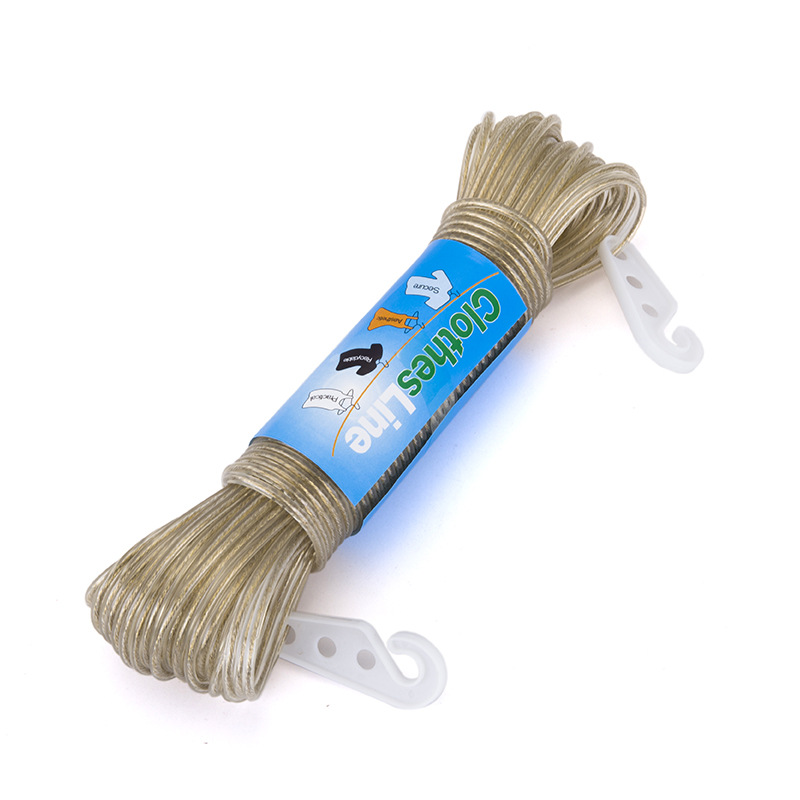 包胶涂塑钢丝绳包塑晾衣绳