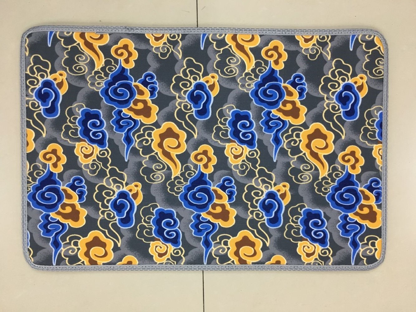 PE anti-slip base linen printed floor mat, linen floor mat foot mat, PE floor mat, linen anti-slip floor mat Application Scenario