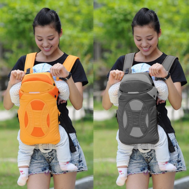 Factory direct supply of breathable multi-functional double-shoulder baby carrier bags, baby backrest boards, and newborn baby products Specification image