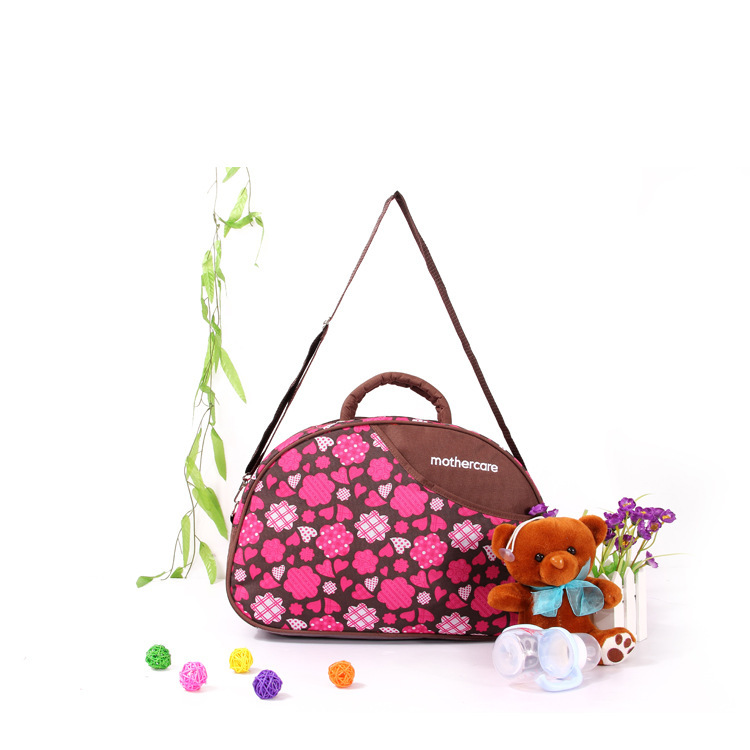 Korean Version Fashion Oxford Cloth Mommy Bag Simple Fashion Single Shoulder Diagonal Mother Bag Multi-Functional Baby Supplies Bag