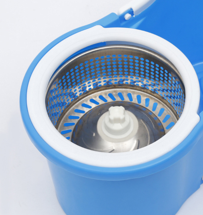 Dual-drive good magic mop, magical mop bucket, rotating mop, household hand-pressed mop bucket, automatic mop head, mopping details Picture