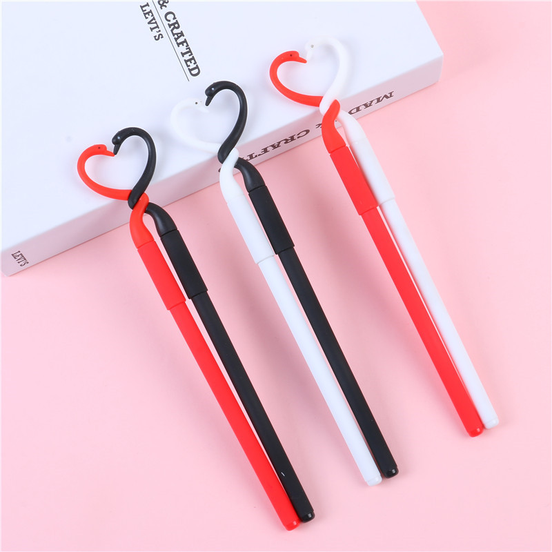 Creative couple Gender-neutral pen pen PenpensOne-piece pen Cute penpensTwo black pens