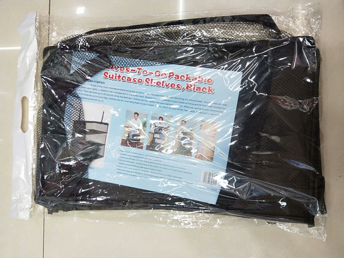 suitcaseshelvesblack便携旅行收纳袋三层挂细节图