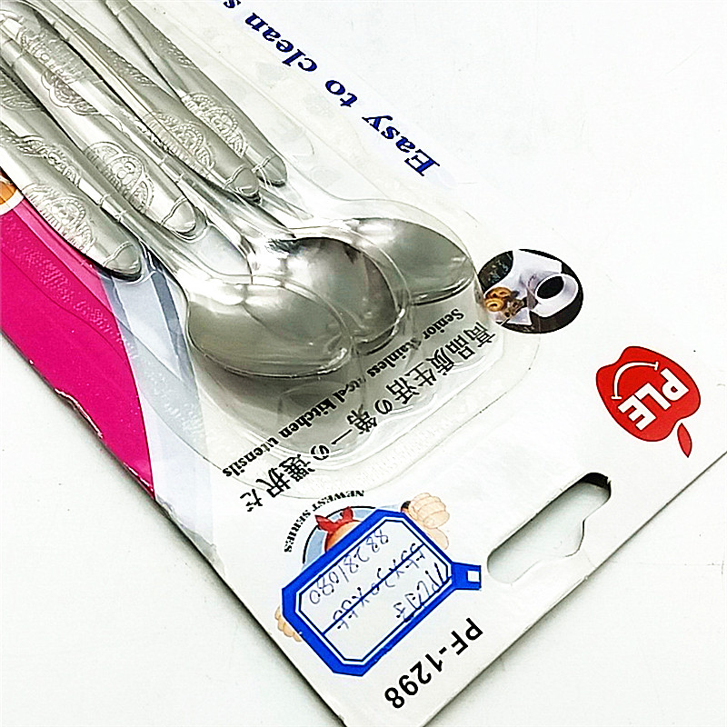 Card-mounted spoons, household steel spoons, hotel-specific spoons, children's spoons, seasoning spoons Application Scenario