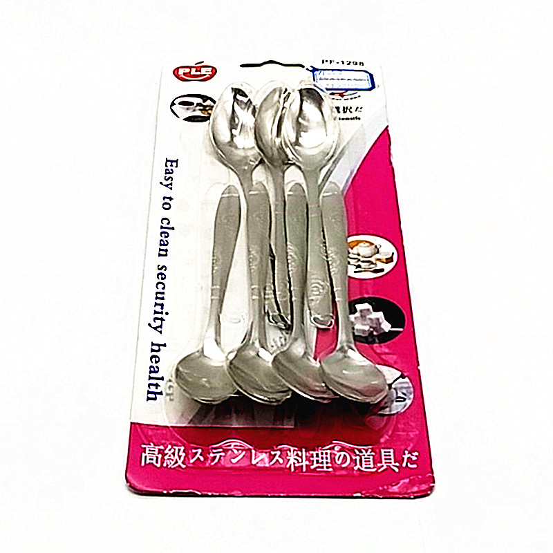 Card spoon Household steel spoon hotel spoon children spoon seasoning spoon