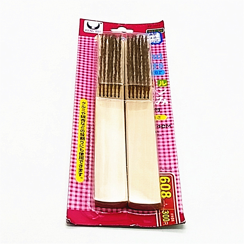 Steel wire brush Polishing cleaning brush Copper wire brush steel wire decontamination brush Polishing deburring brush