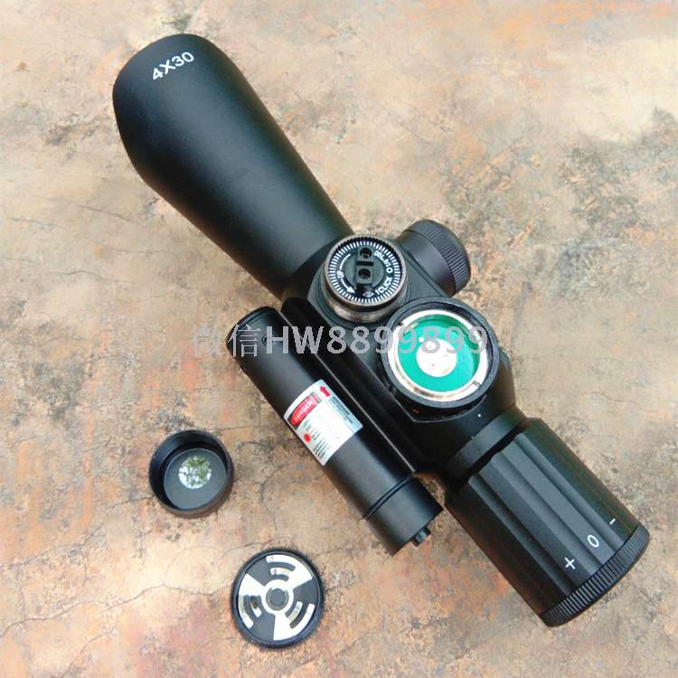 M7 Laser Integrated sight 4X30 2-in-1 optical sight with laser integrated clip diagonal short sight Application Scenario