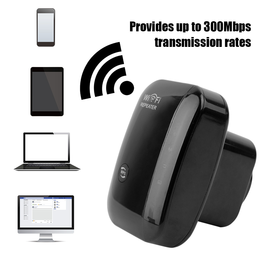 Pixlink现货无线ap路由器信号放大中继器300M小馒头wifi repeater产品图