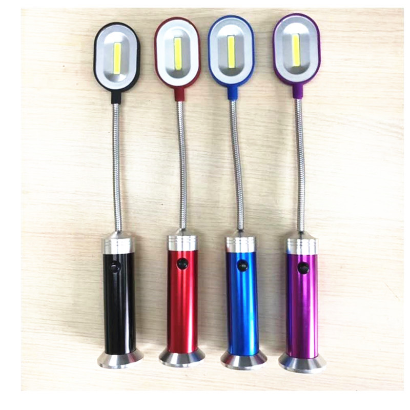 3W手持工作灯 底带强磁照明 软管可调节汽车维修灯应急照明灯