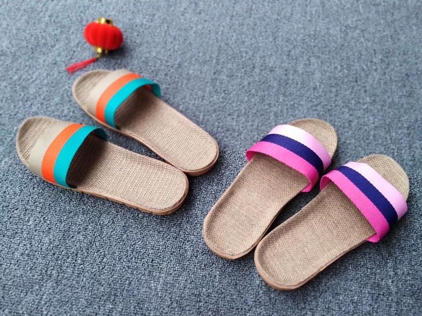 Summer women's striped straw-backed furniture one-shoulder