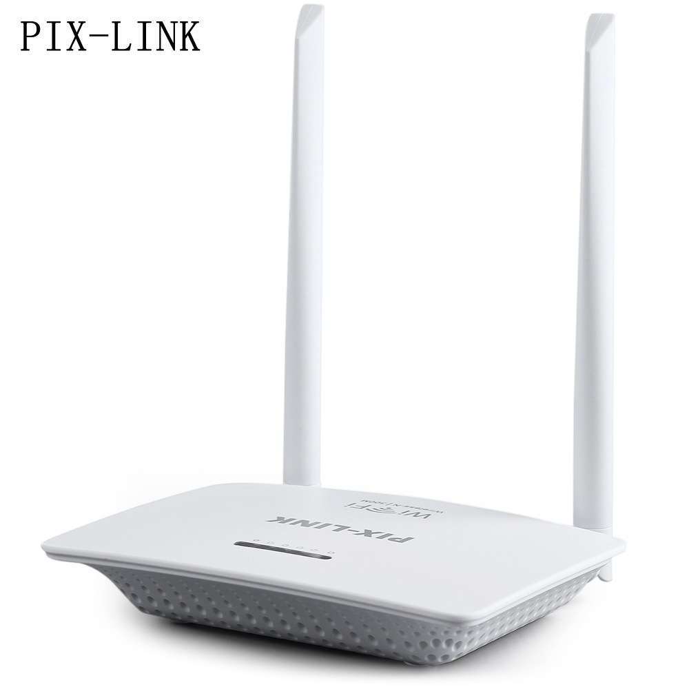 Pixlink 300Mbps兆无线WIFI路由器双天线信号增强器扩展器