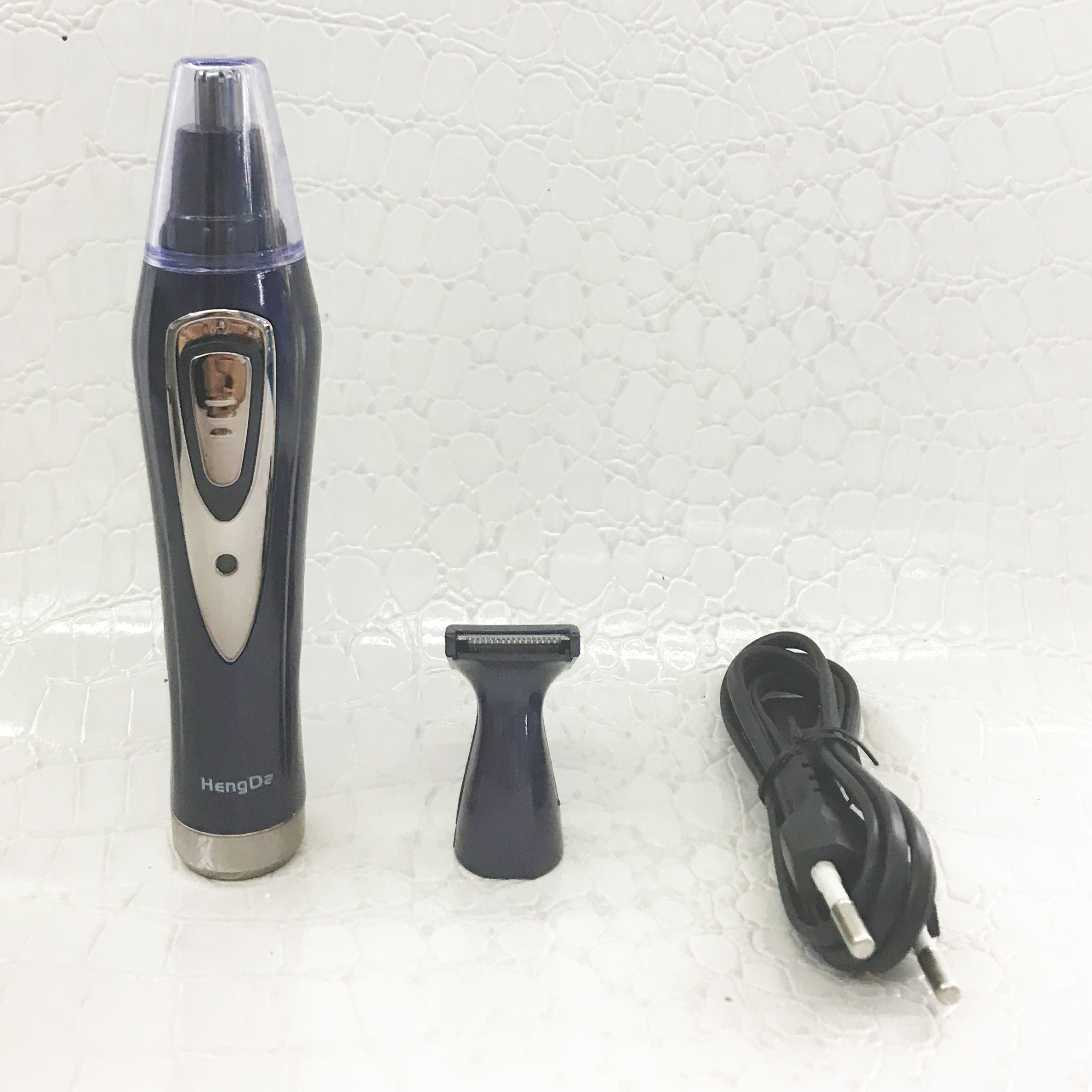 New men's hair trimmer, USB rechargeable electric mini hair scraper, multi-functional nasal hair trimmer details Picture