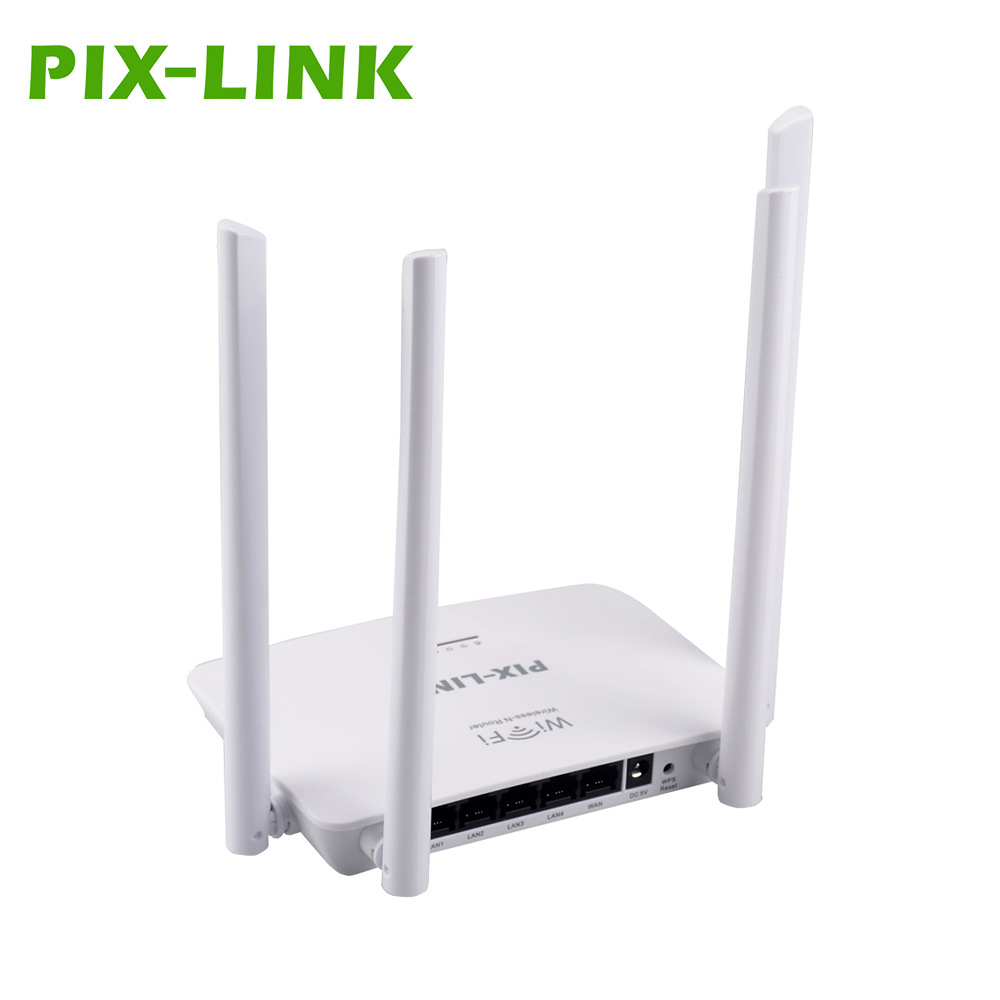 源头工厂 PIX LINK 300Mbps 四天线4口无线wifi路由器 外贸热销产品图