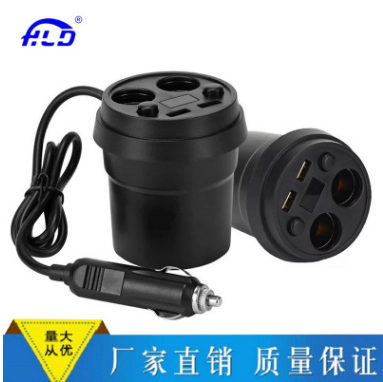Digital display cigarette lighter car Charger Car charger 3.1a double USB charger cup cigarette lighter car charger