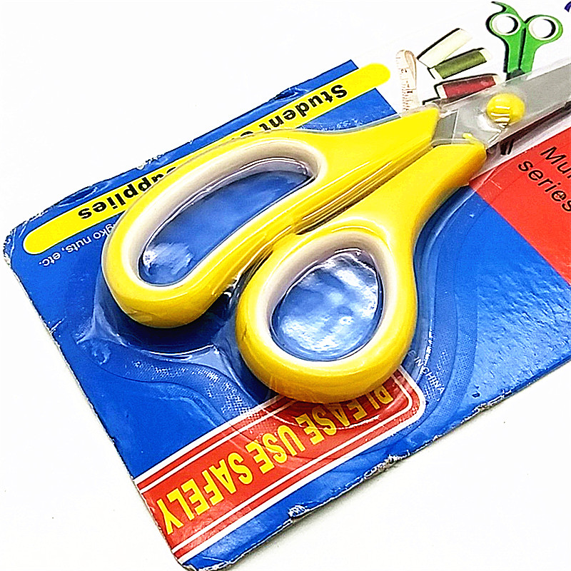 Stainless steel scissors, household tailor scissors, kitchen, office, student paper cutting scissors, multi-functional small scissors Specification image