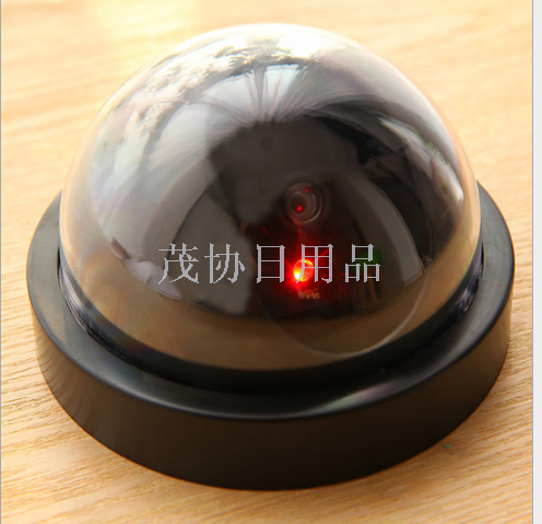 半球式仿真监控摄像头 仿真摄像头大号带LED闪烁批发仅供外贸外销仅供外贸外销仅供外贸外销