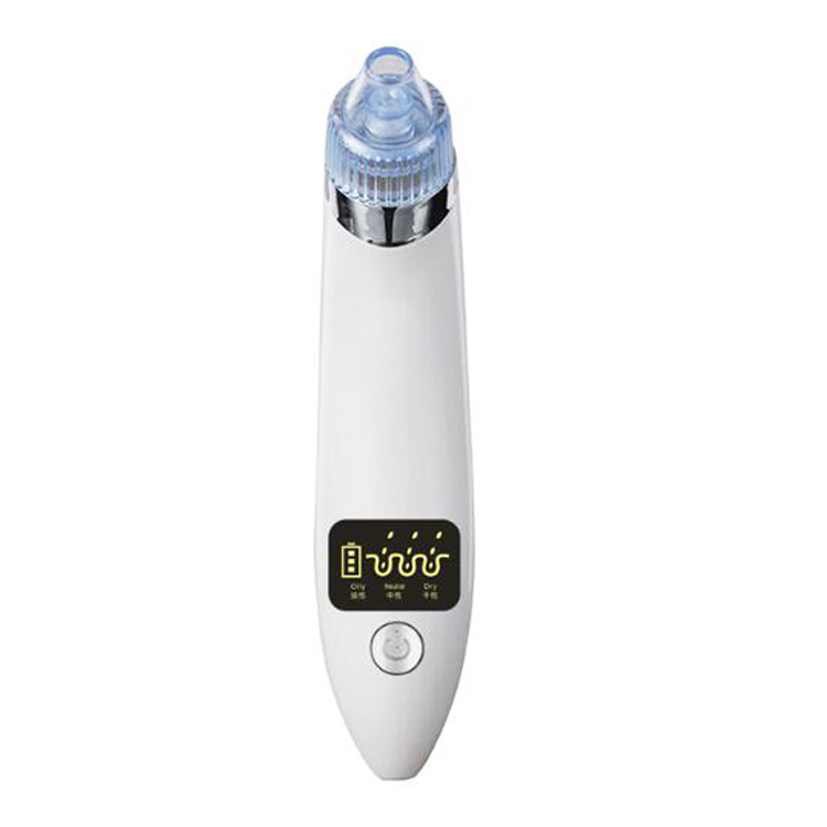 Household electric LCD skin rejuvenation and cleansing color light blackhead suction instrument Blackhead removal cleaner Specification image
