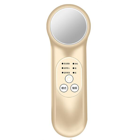 Convenient heating face massager Home charging export import instrument negative ion rejuvenation beauty instrument Specification drawing