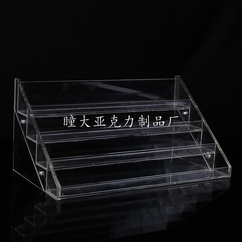 热销亚克力定制化妆品展架口红展示架 指甲油陈列架批发一件代发