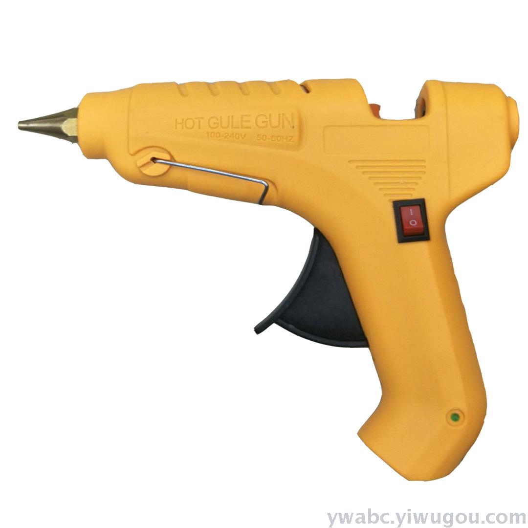【 Solid Customer 】60W yellow large glue gun with switch, high-quality copper nozzle, suitable for 11mm thick glue stick, hot melt glue gun, hot melt glue gun Application Scenario