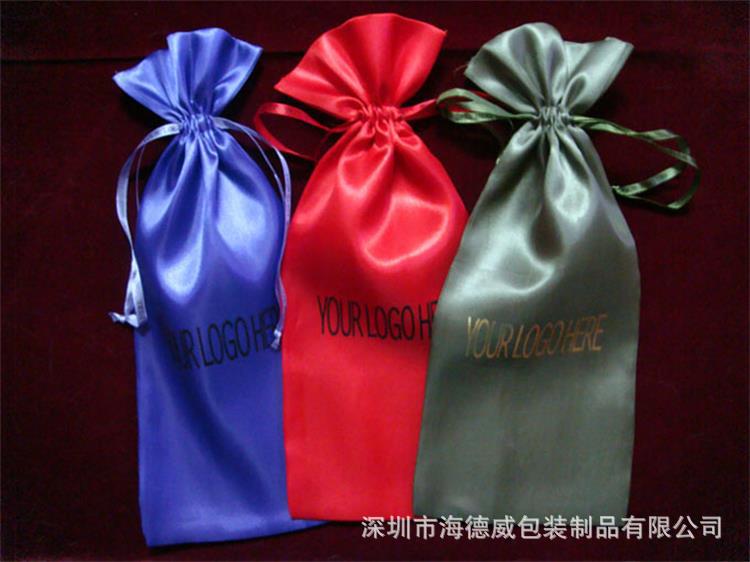 [Development] Color Ding Bag Imitation Silk Fabric Cosmetics Bundle Pocket Wig Storage Bag Jewelry Bag Application Scenario