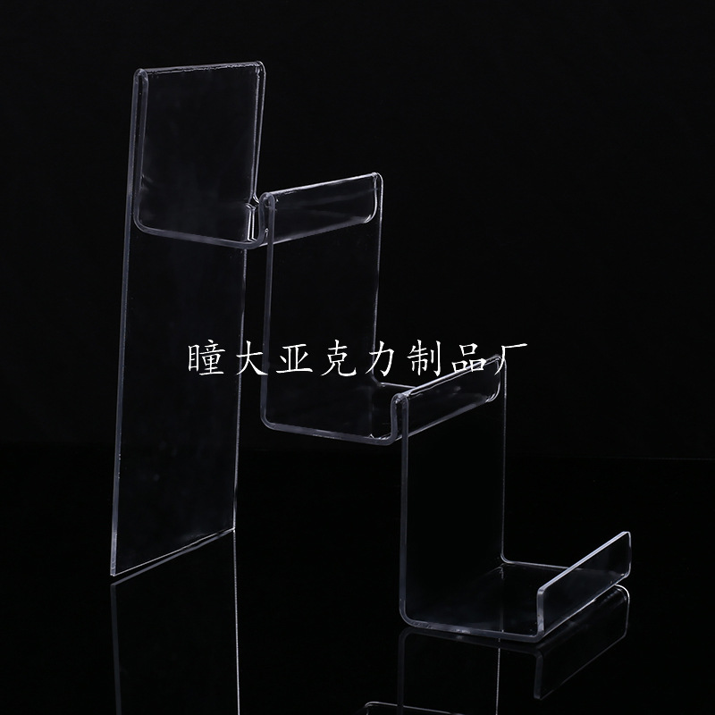 三层商品展架 透明亚克力展示架 有机玻璃展架厂家定制亚克力制品