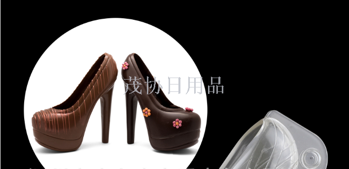 3D high heels transparent ABS chocolate mold DIY sugar cake decorating tool baking jelly mold