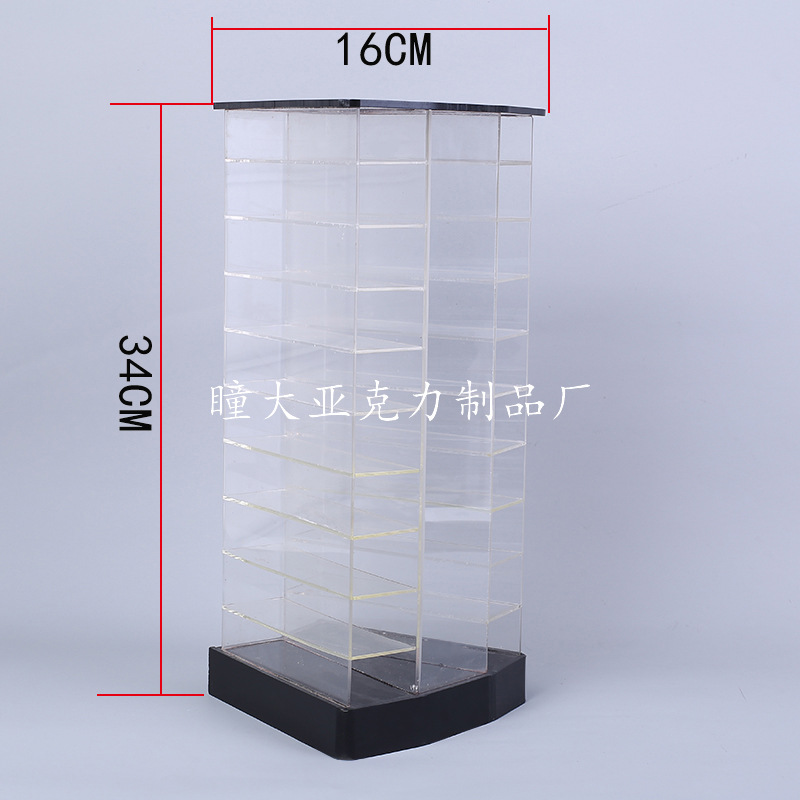 透明钢笔展示立柜 亚克力展示架厂家批发有机玻璃展架 亚克力定制产品图