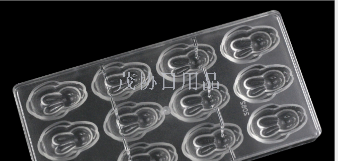Rabbit PE chocolate mold, DIY kitchen baking tools, cake decoration tools