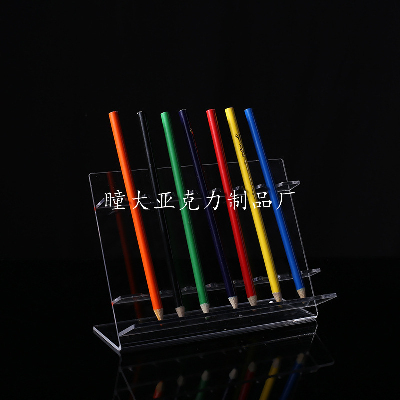 文具用品展示架亚克力钢笔展架多功能化妆品亚克力制品 定制批发产品图